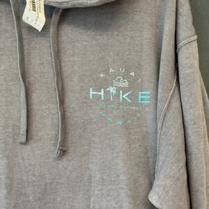 Techstyles Kauai Hawaii Hike Hoodie XL NWT Weathered Gray Hike Outdoors Cozy